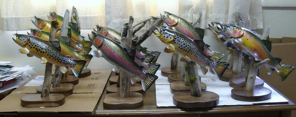 Trout Sculptures And Carvings By Colorado Award Winning Artist